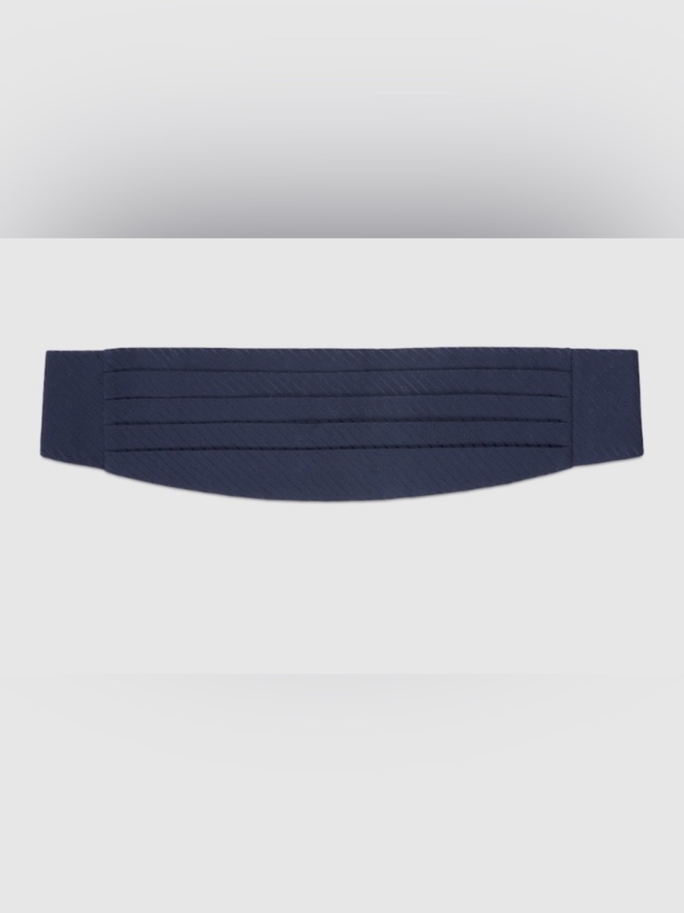 NWT GUCCI SILK CUMMERBUND WITH GG PATTERN NAVY BLUE ADJUSTABLE Sz L 💙💝